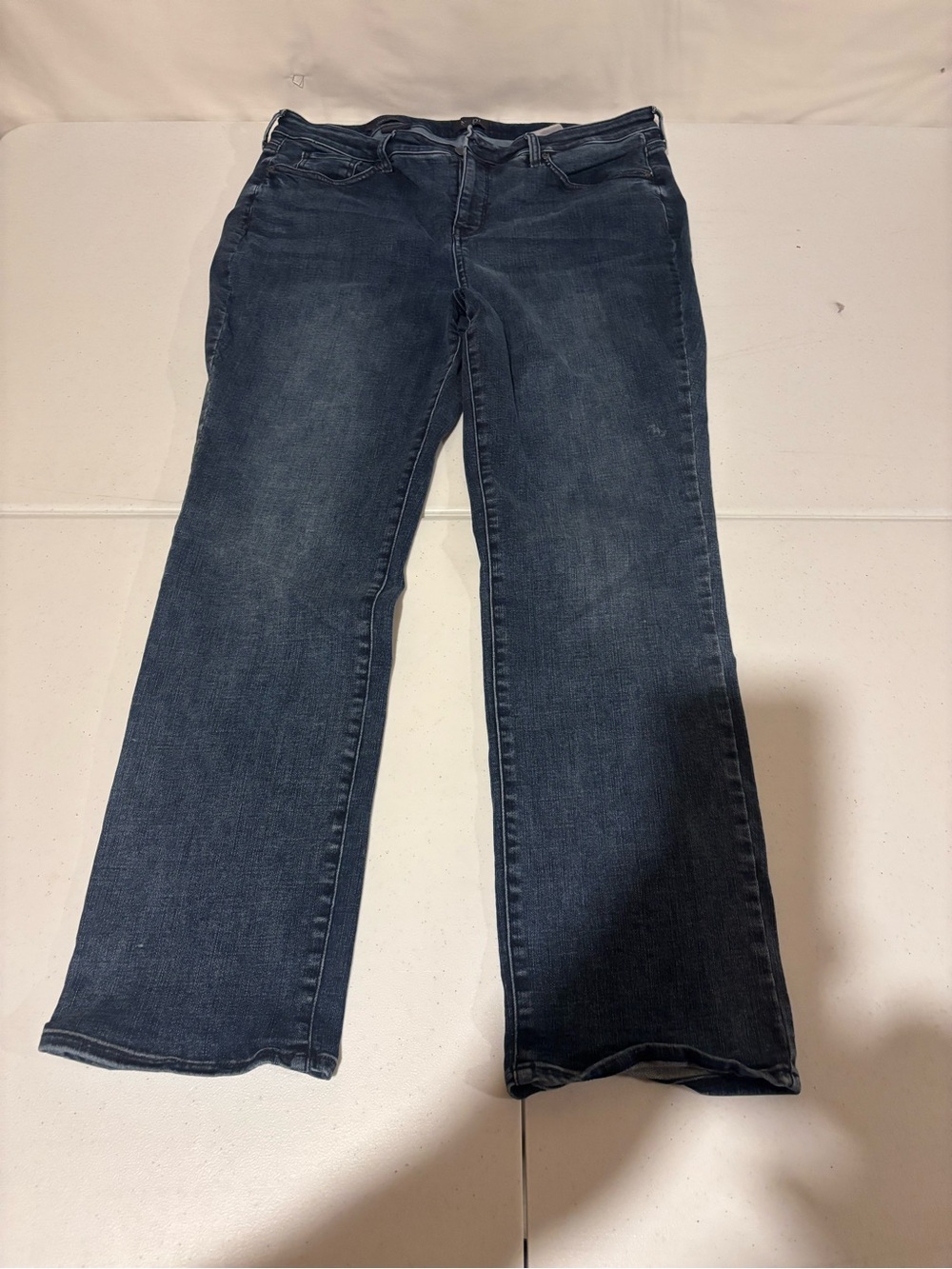 NYDJ Sheri Slim High Rise Blue Denim Stretch Jeans Women’s Size 16 (36x29)